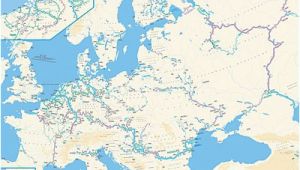 Europe Waterways Map Waterway Revolvy