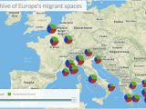 Europe with National Boundaries Map Migration New Map Of Europe Reveals Real Frontiers for Refugees