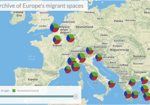 Europe with National Boundaries Map Migration New Map Of Europe Reveals Real Frontiers for Refugees