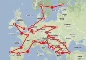 Eurostar Map Europe How to Travel Europe by Train Travel Europe Train Travel