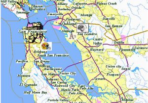 Fairfax California Map Blank Map California Map Of San Francisco California Bay area