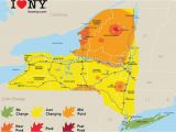 Fall Color Map Michigan Peak Colors Close for Tupper Lake Catskills Alexandria Bay the