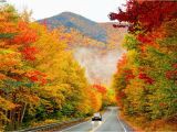 Fall Foliage New England Map Kancamagus Highway Best New England Scenic Drive