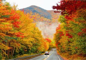 Fall Foliage New England Map Kancamagus Highway Best New England Scenic Drive