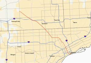 Farmington Hills Michigan Map M 10 Michigan Highway Wikipedia