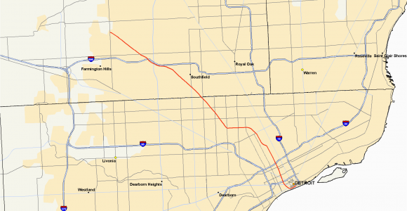 Farmington Michigan Map M 10 Michigan Highway Wikipedia