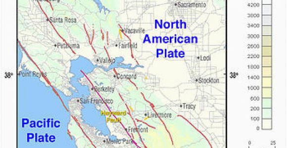 Fault Lines In California Map Hayward Fault Zone Wikipedia
