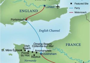 Ferries to France Map D Day A Journey From England to France Smithsonian Journeys