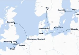 Ferry Crossings to France Map Eura Pske Plavby A Trajektove Preplavby Trajekty Pre Pasaa Ierov Dfds