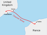 Ferry Crossings Uk to France Map Channel Tunnel Wikipedia