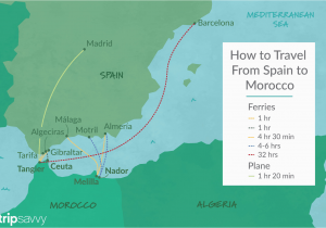 Ferry Ports In France Map top Tips On How to Get to Morocco From Spain