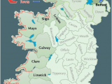 Ferry Routes to Ireland From Uk Map Wild atlantic Way Map Ireland In 2019 Ireland Map Ireland