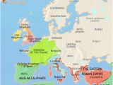 Feudal Europe Map Map Of Europe at 200ad Timemaps
