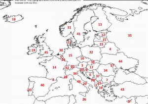 Fill In Map Of Europe Blank Europe Map Climatejourney org