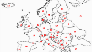 Fill In the Blank Europe Map Quiz Europe Map Blank Quiz Map Of Us Western States