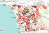 Fires In California Right now Map Wildfire Hazard Map Ready San Diego