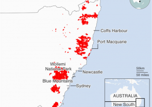 Fires In California today Map Australia Fires A Visual Guide to the Bushfires and Extreme