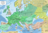 Flat Map Of Europe Early Middle Ages Wikipedia