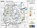Flint Michigan Crime Map Arson Michigan Youth Violence Prevention Center