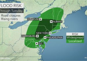 Flood Zone Maps California Wet Weather to Perpetuate Flood Threat In the northeast Early This