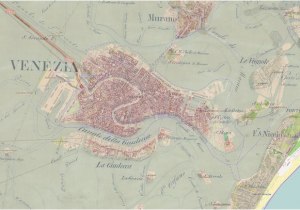 Florence Italy Street Map Second Military Survey and Open Street Map Of Venice Italy with 50