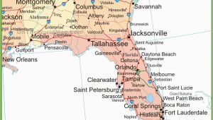 Florida Georgia Border Map Map Of Alabama Georgia and Florida