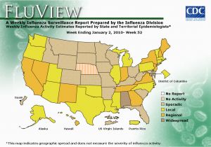 Flu Map Tennessee Cdc Seasonal Influenza Flu Weekly Report Influenza Summary Update