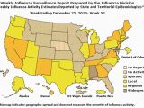Flu Map Tennessee Cdc Seasonal Influenza Flu Weekly Report Influenza Summary Update