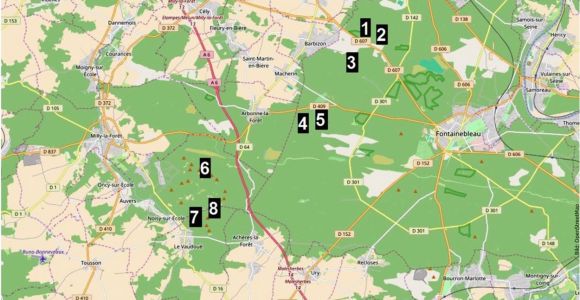 Fontainebleau France Map Bouldern In Fontainebleau Geschichte Tipps Infos