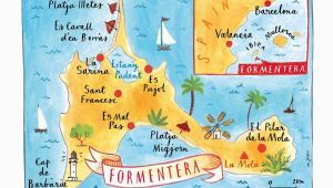 Formentera Spain Map Funky formentera Far Far Away Ibiza formentera formentera Spain