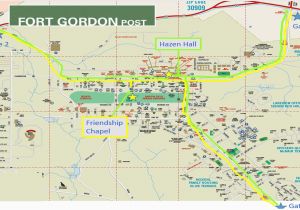 Fort Gordon Georgia Map Graduation