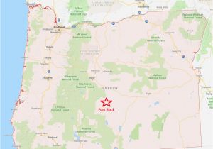 Fort Rock oregon Map fort Rock Jay S Journeys