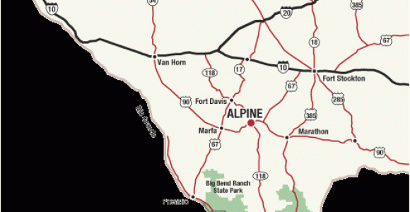 Fort Stockton Texas Map Map Of Alpine Texas Business Ideas 2013