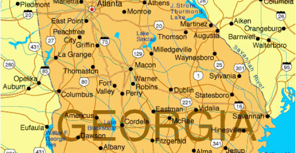 Fort Valley Georgia Map Georgia Map Infoplease