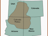 Four Corners Colorado Map Map Of the Colorado Plateau Across the Four Corner States Quo