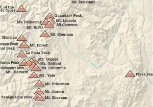 Fourteeners In Colorado Map 14ers Map Elegant Map California 14ers Etiforum Maps Directions