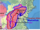 Fracking In Ohio Map Map Showing Newly Tapped Upper Devonian Shale A Layer A Few Hundred