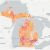 Fracking Michigan Map 371 Best Geographyunitedstatesandcanada Images Map Of Usa Earth