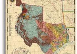 Framed Texas Maps Republic Of Texas 1845 Texas Ideas for House Republic Of Texas