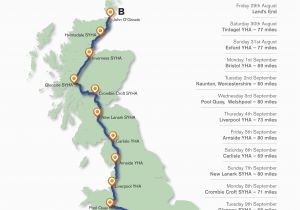 France Cycling Maps the Journey From Lands End to John O Groats On An A2b Obree