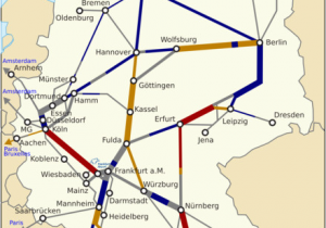 France High Speed Rail Map List Of Intercity Express Lines In Germany Wikipedia