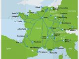 France High Speed Rail Map Map Of Tgv Train Routes and Destinations In France