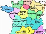 France Map Regions and Cities the Regions Of France