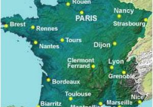 France Map with Rivers and Mountains Map Of the Rivers In France About France Com