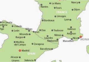 France Monaco Map Map Of France and Spain and Italy Map Of France and Spain