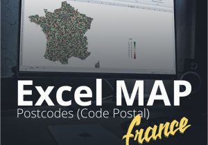 France Postal Code Map Excel Map France Postcodes Code Postal