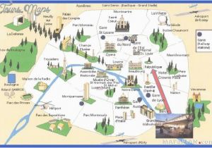 France Sightseeing Map Graphic tourist Map Name Landmarks In Paris Map tourist Map Of Nice