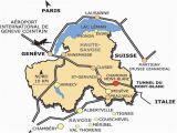France Swiss Border Map Driving From Geneva Airport to Chamonix Mont Blanc Chamonix Net