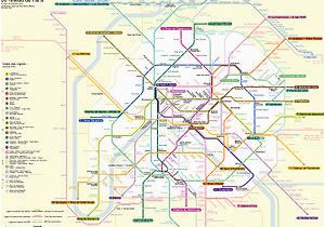 France Tube Map Paris Metro Wikipedia