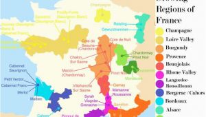 France Wine Region Map French Wine Growing Regions and An Outline Of the Wines Produced In